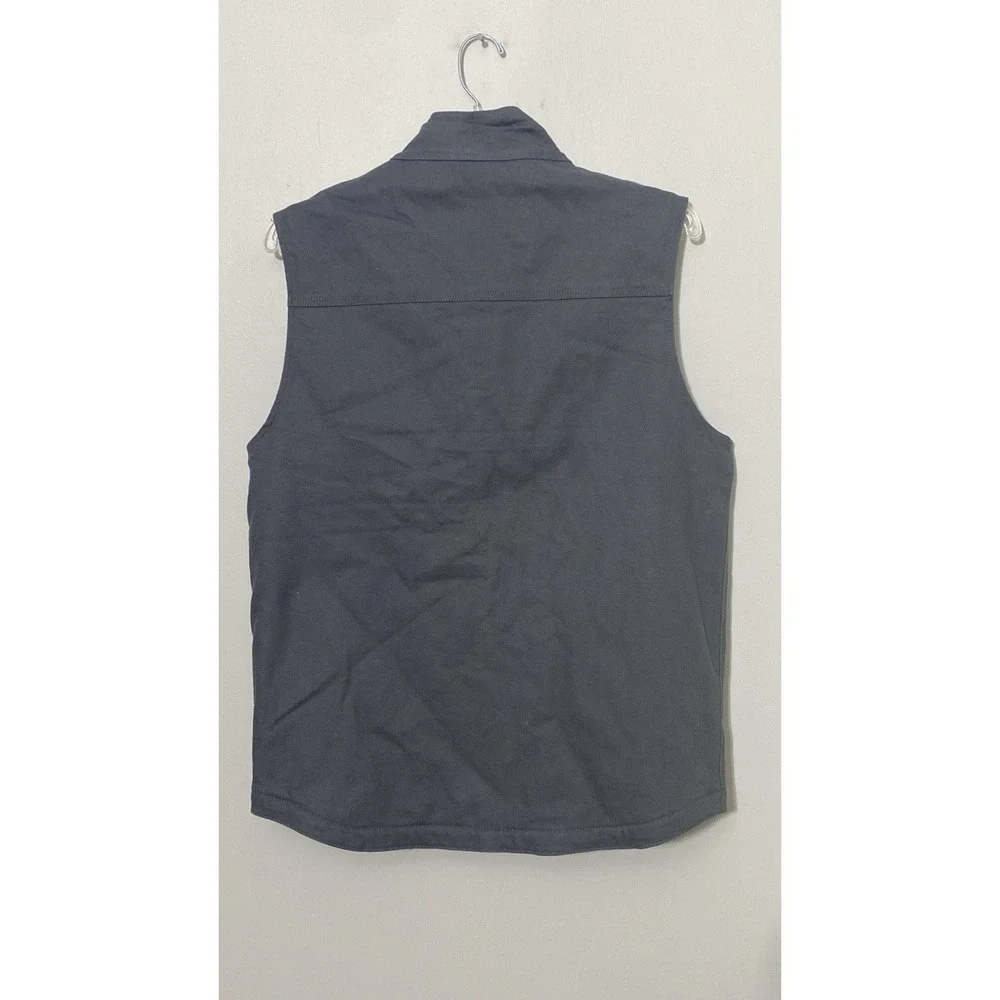 Men's Work Vest Durable Utility Quilted Rugged Pockets Workwear Carhartt Style‎
